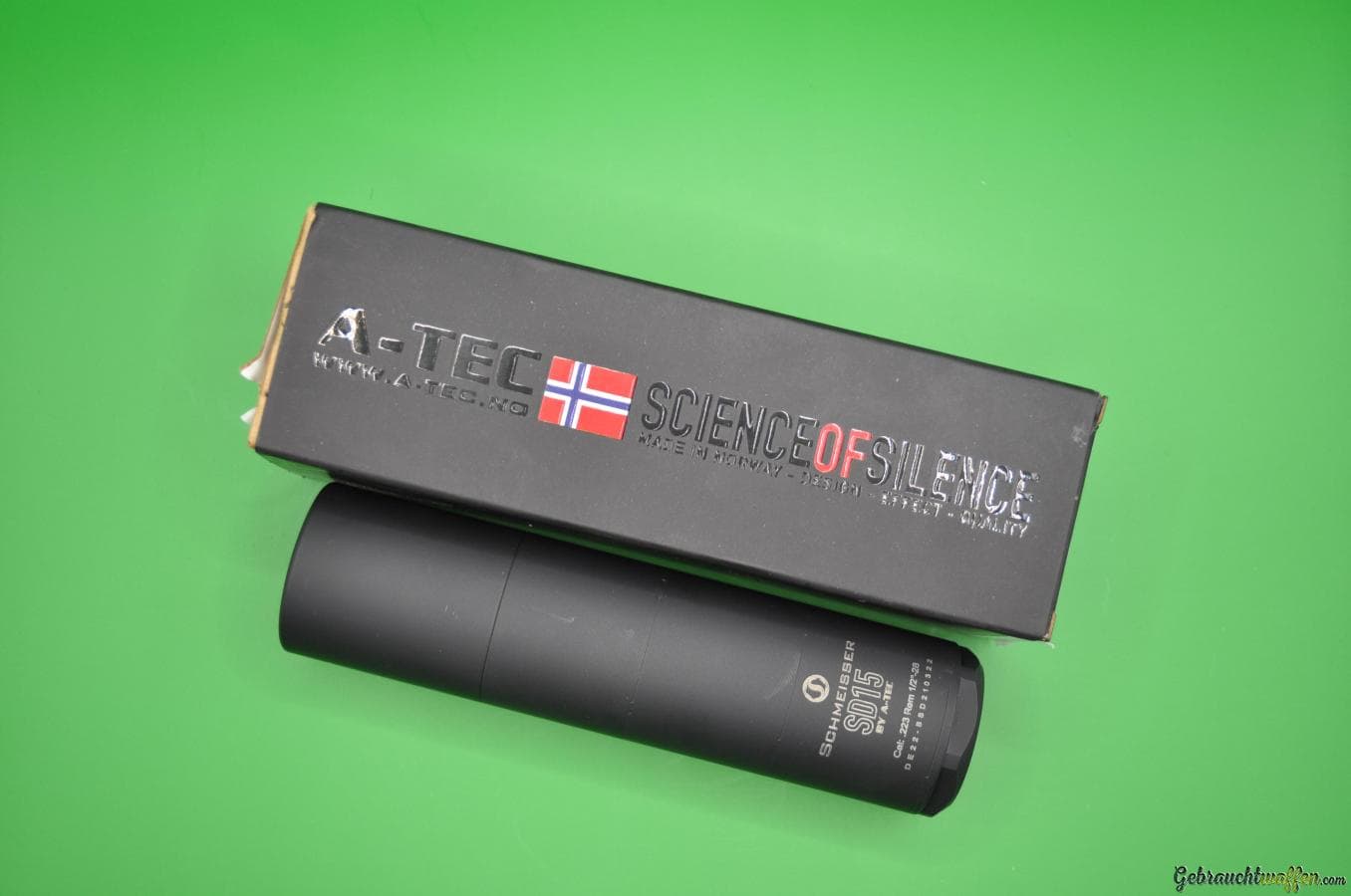 Schmeisser SD15 1/2x28 UNEF Schalldämpfer, Kaliber .223 Rem